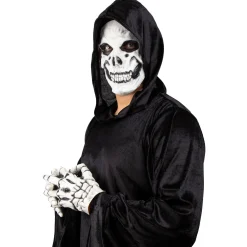 Shop Adult Skeleton Mask & Gloves Costume Accessory Kit Scary