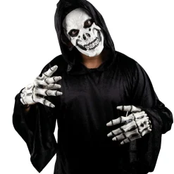 Shop Adult Skeleton Mask & Gloves Costume Accessory Kit Scary