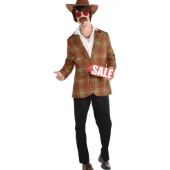 Discount Adult Sleazy Salesman Costume Kit Men Funny