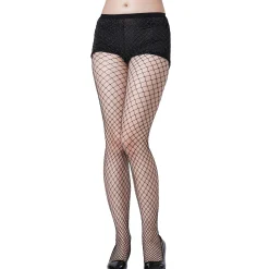 Shop Adult Sparkling Black Diamond Fishnet Pantyhose Tights