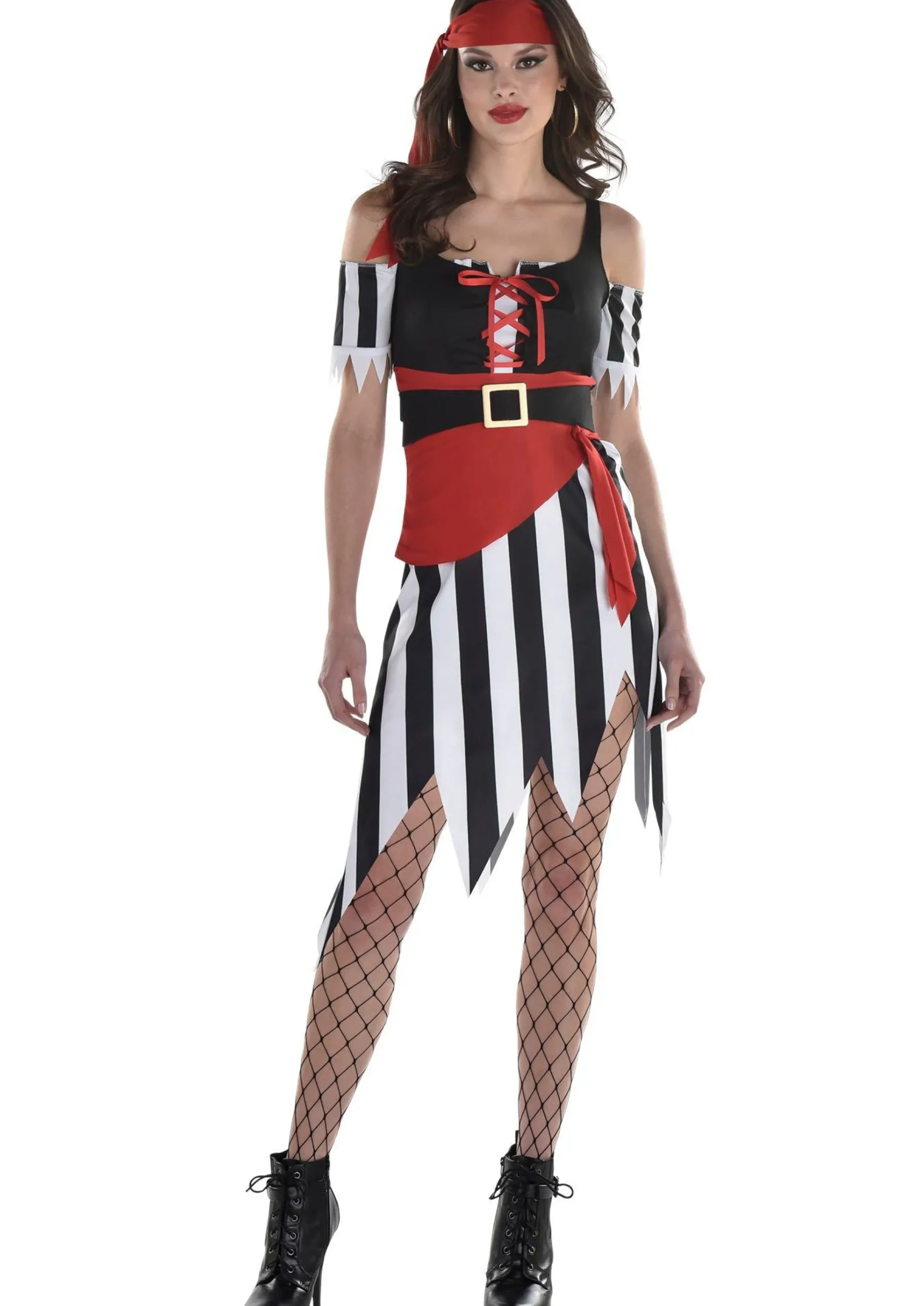 Party City Adult Sultry Shipmate Costume|Women Pirate