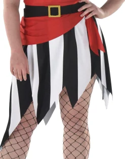 Party City Adult Sultry Shipmate Plus Size Costume|Women Pirate