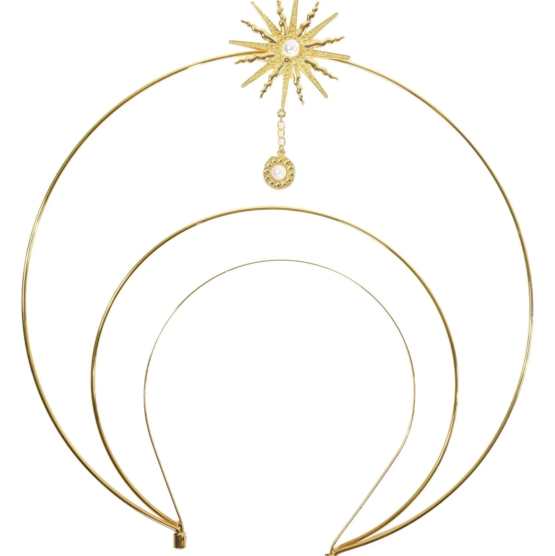 Store Adult Sun Angel Metal Headband Headbands, Tails