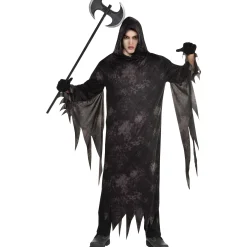 Clearance Adult Tattered & Hooded Ghoul Robe Capes, Robes