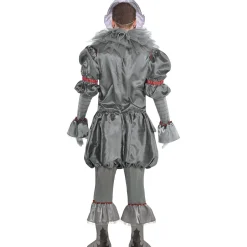 Best Adult Tattered Pennywise Deluxe Costume - It Chapter Two Men Scary