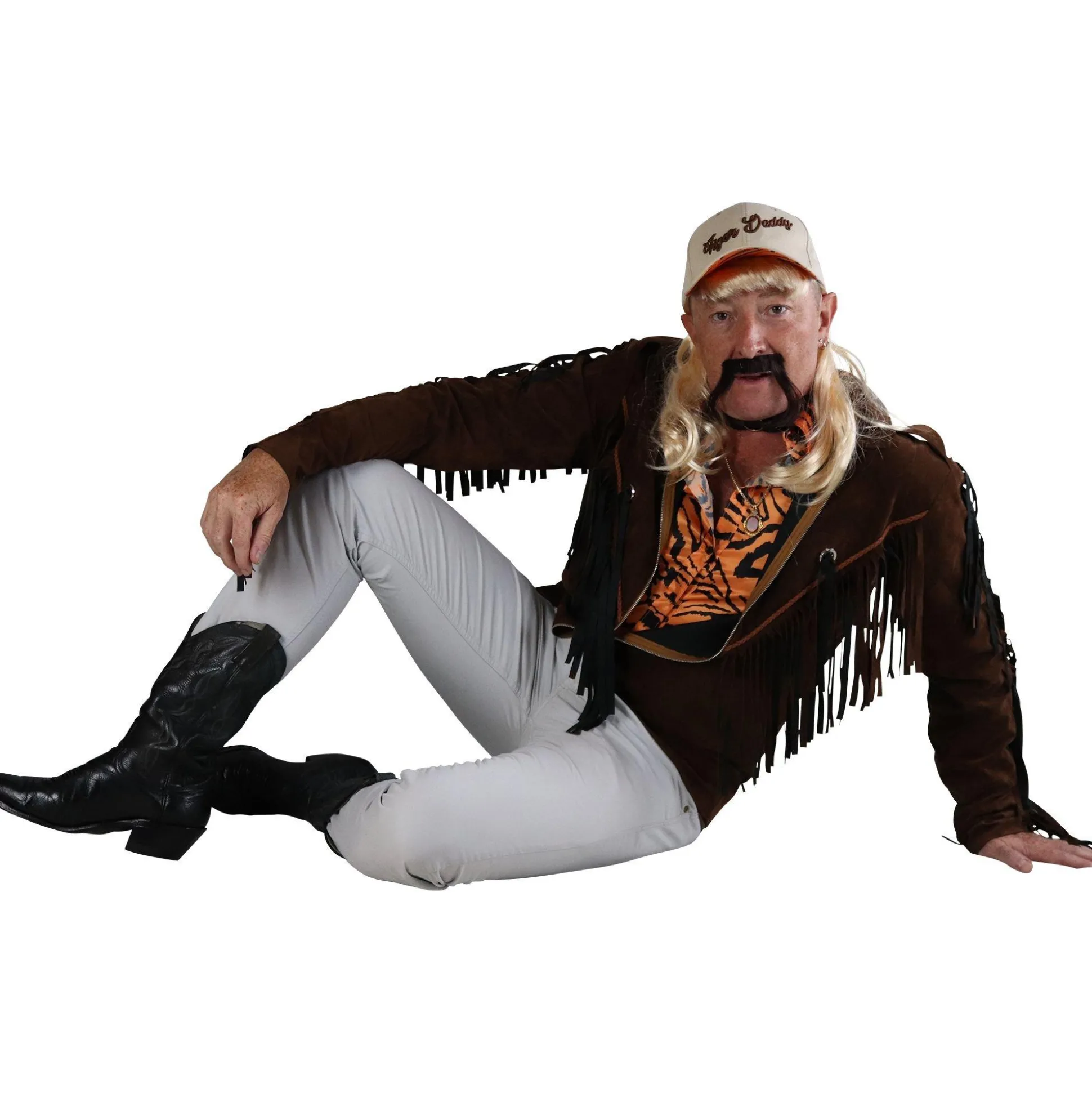 Hot Adult Tiger Lover Fringe Jacket Men Funny