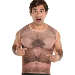 Best Sale Adult Waxed Chest Hair Shirt - The 40-Year-Old Virgin Men Funny