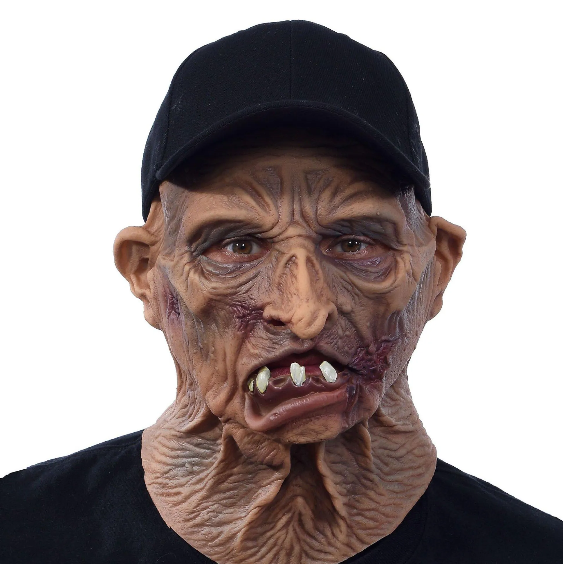 Clearance Adult Whittler Zombie Latex Mask - Zagone Studios Scary