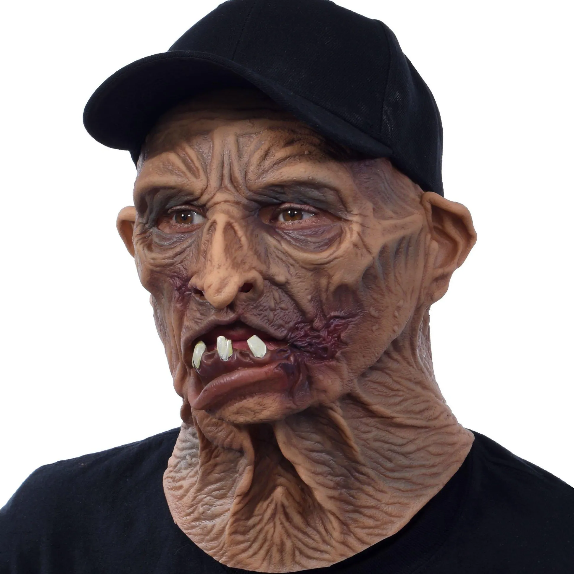 Clearance Adult Whittler Zombie Latex Mask - Zagone Studios Scary