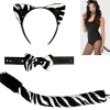 Cheap Adult Zebra Costume Kit Women Sexy
