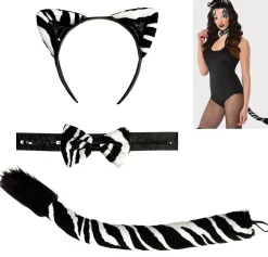 Cheap Adult Zebra Costume Kit Women Sexy