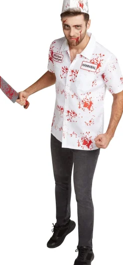 New Adult Zombie Butcher Costume Accessory Kit Men Scary