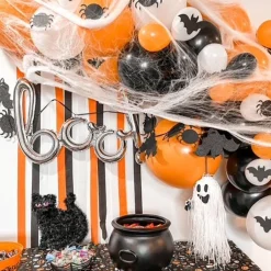 Party City Air-Filled Bats & Spiders Halloween Balloon Garland Kit| Balloons
