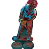 Party City Airloonz Creepy Carnival Clown Foil Balloon, 28In X 52In| Decorations