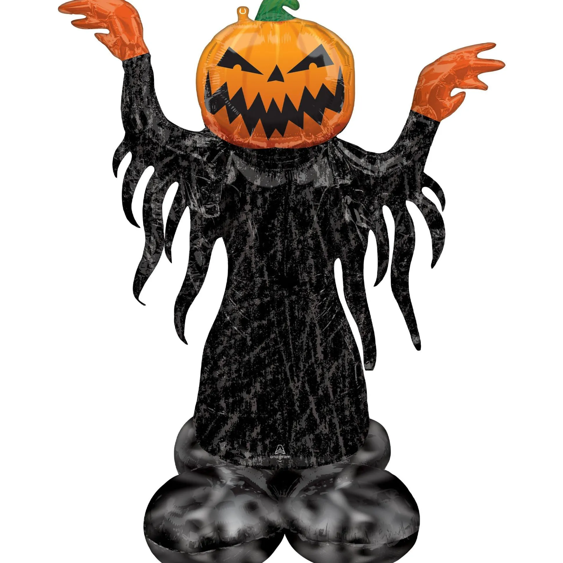Party City Airloonz Halloween Pumpking Balloon, 37In X 53In| Balloons