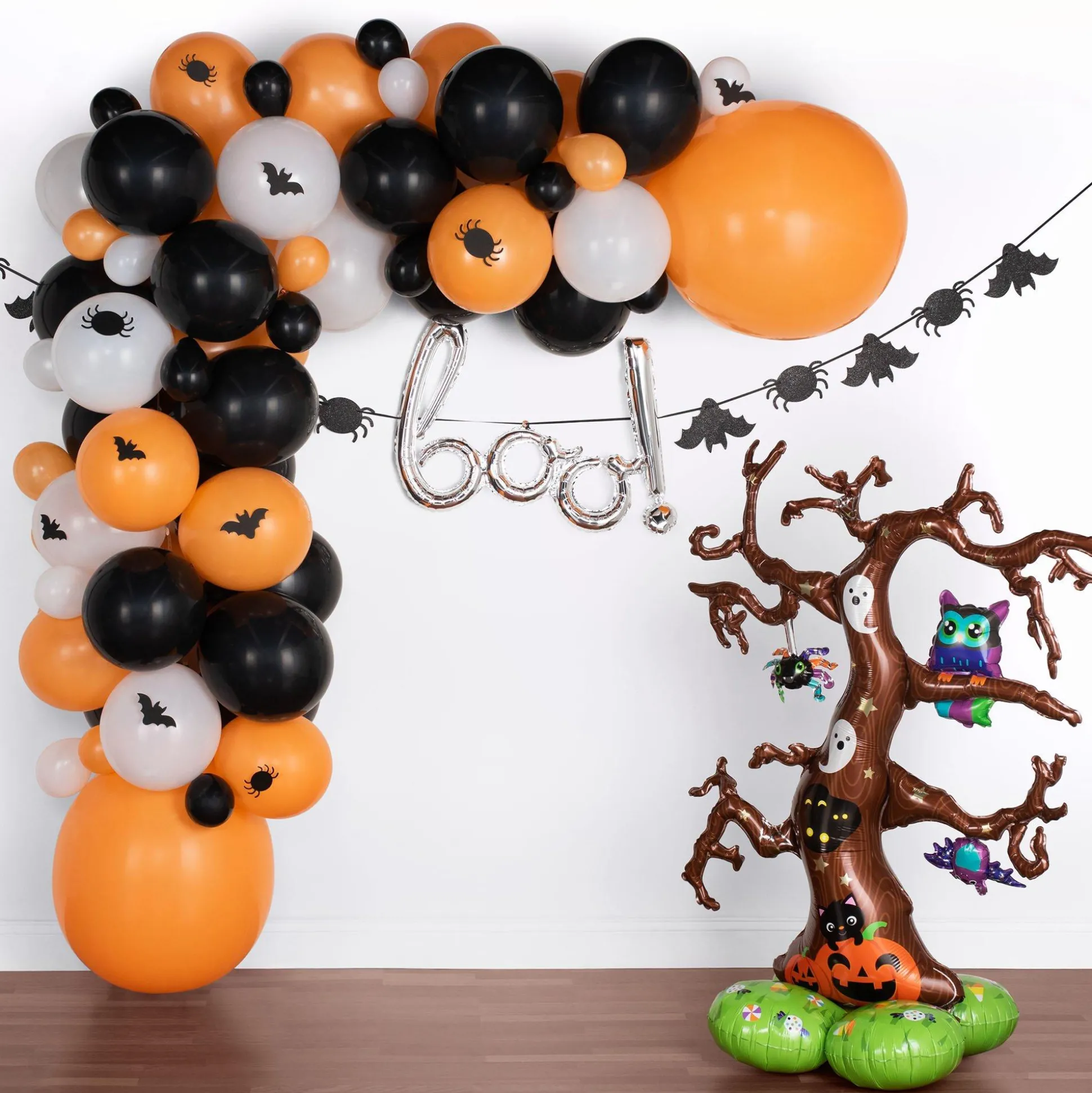 Party City Airloonz Halloween Tree Balloon, 44In X 62In| Decorations