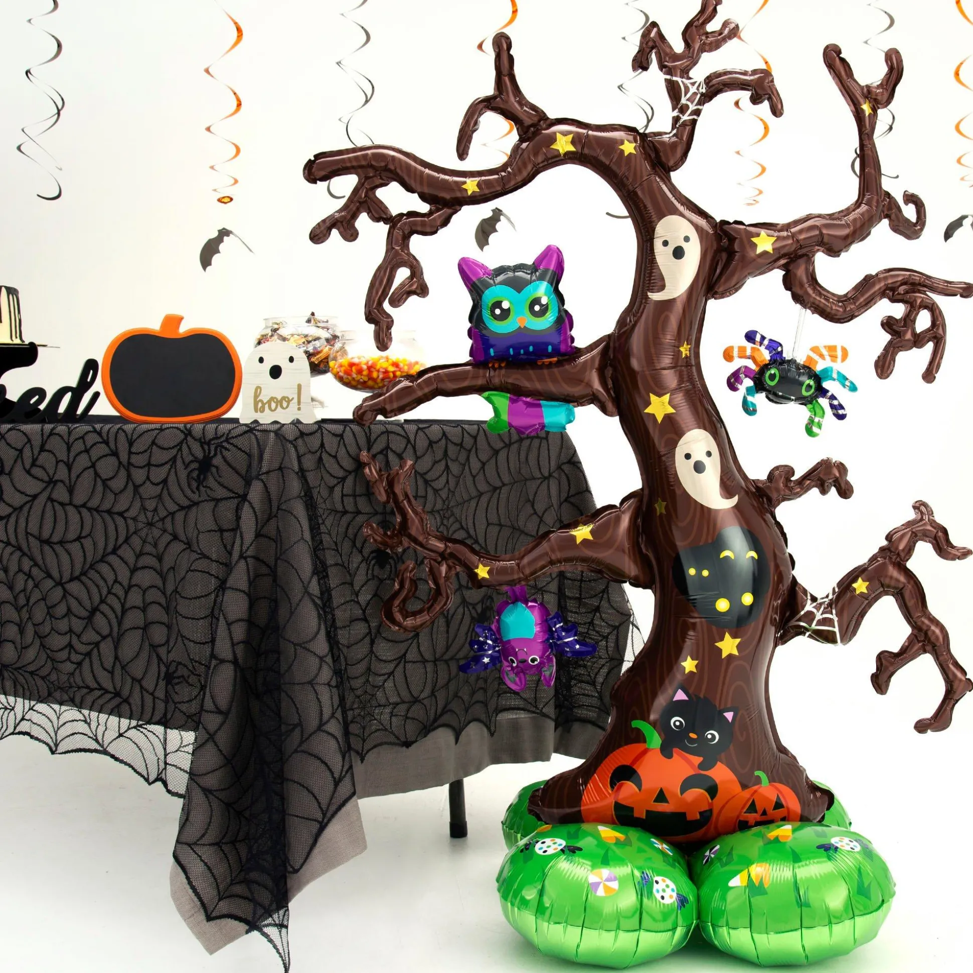 Party City Airloonz Halloween Tree Balloon, 44In X 62In| Decorations
