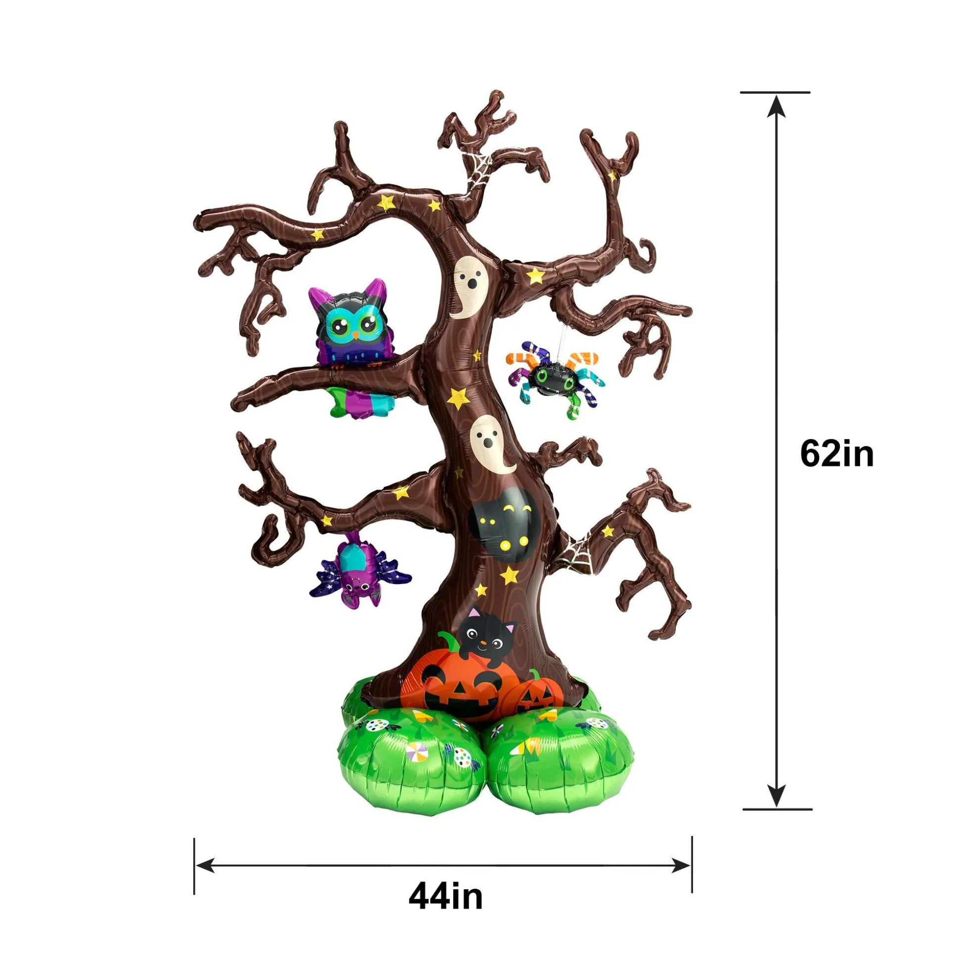 Party City Airloonz Halloween Tree Balloon, 44In X 62In| Decorations