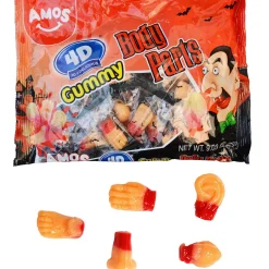 Outlet Amos 4D Gummy Body Parts, 9.03Oz - Halloween Candy Bulk Candy