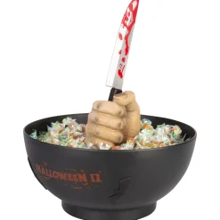Party City Animated Michael Myers' Knife-Wielding Hand Candy Bowl, 9In, 16Oz - Halloween| Get Axed