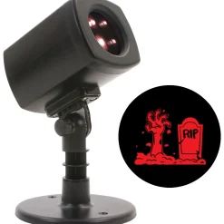 Party City Animated Zombie Rises Motion Projector, 5.25In X 7.5In| Strobe Lights & Black Lights