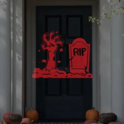 Party City Animated Zombie Rises Motion Projector, 5.25In X 7.5In| Strobe Lights & Black Lights