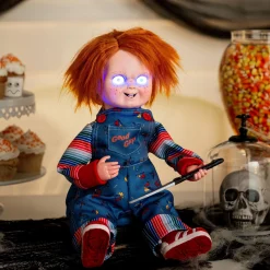 Party City Animatronic Chucky Doll, 9In X 11.8In - Halloween Decoration| Animatronics