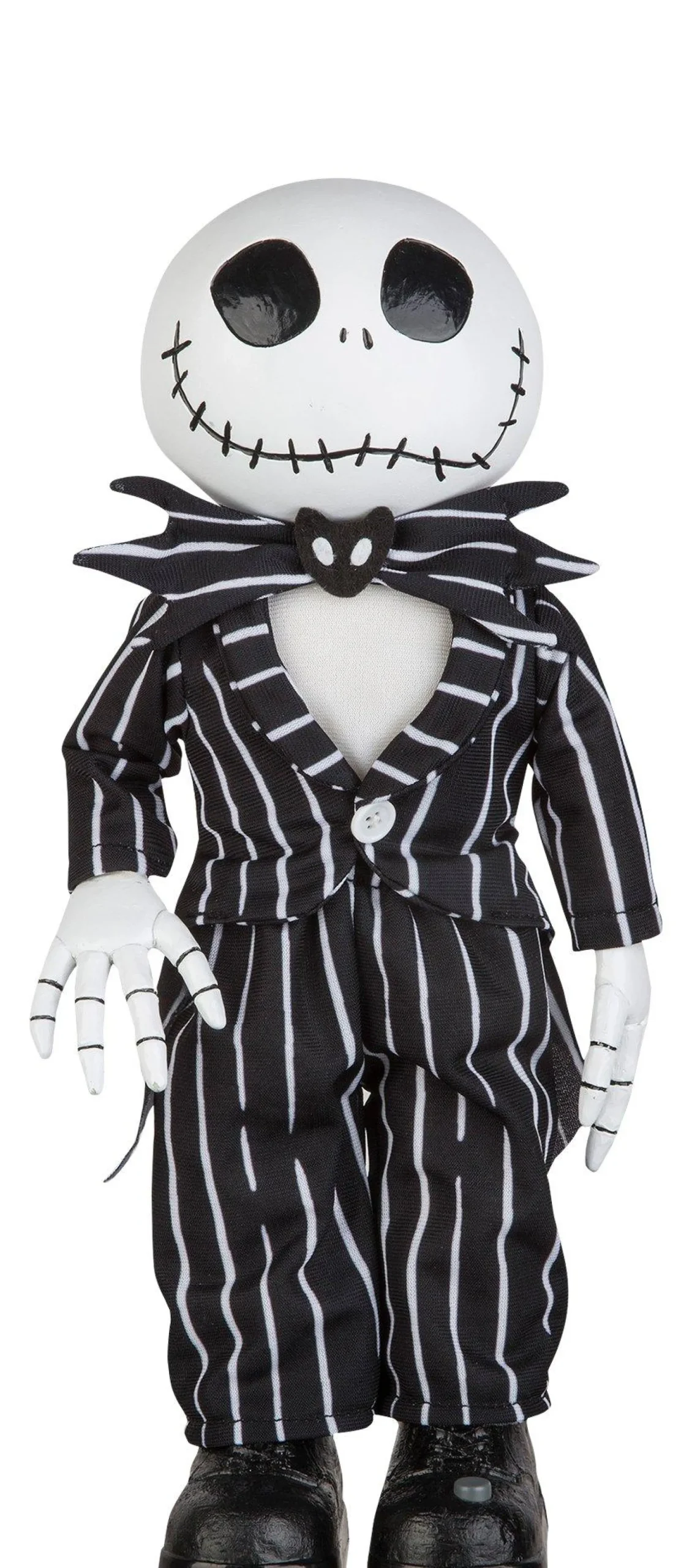 Disney Channel Animatronic Jack Skellington Standing Halloween Decoration, 13.4In - The Nightmare Before Christmas| Animatronics