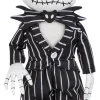 Disney Channel Animatronic Jack Skellington Standing Halloween Decoration, 13.4In - The Nightmare Before Christmas| Decorations