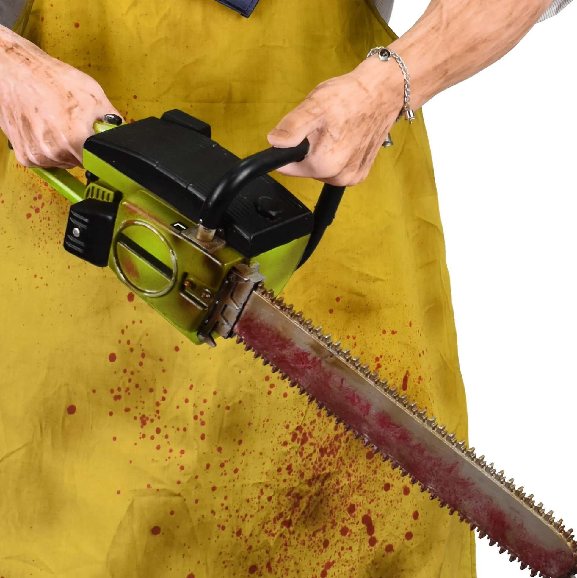 Party City Animatronic Leatherface, 6.6Ft - Texas Chainsaw Massacre| Get Axed