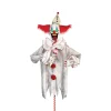 Party City Animatronic Light-Up Talking Ice Scream Clown Yard Stake, 7.5Ft - Halloween Decoration| Yard Stakes & Signs