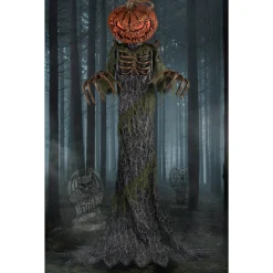 Party City Animatronic Light-Up Towering Pumpkin Creep, 12Ft| Animatronics