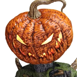 Party City Animatronic Light-Up Towering Pumpkin Creep, 12Ft| Animatronics