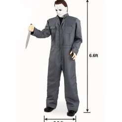 Party City Animatronic Michael Myers Halloween Decoration, 6.6Ft - Halloween Ii| Animatronics