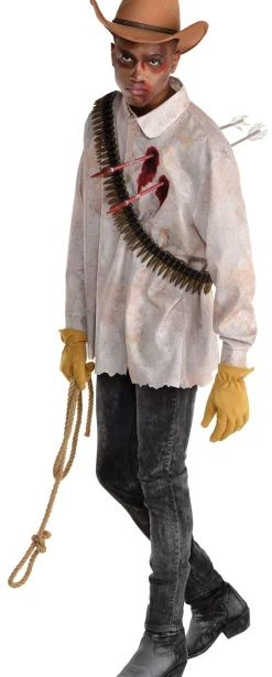 Store Arrow Wound Illusion Shirt For Adults Men Scary