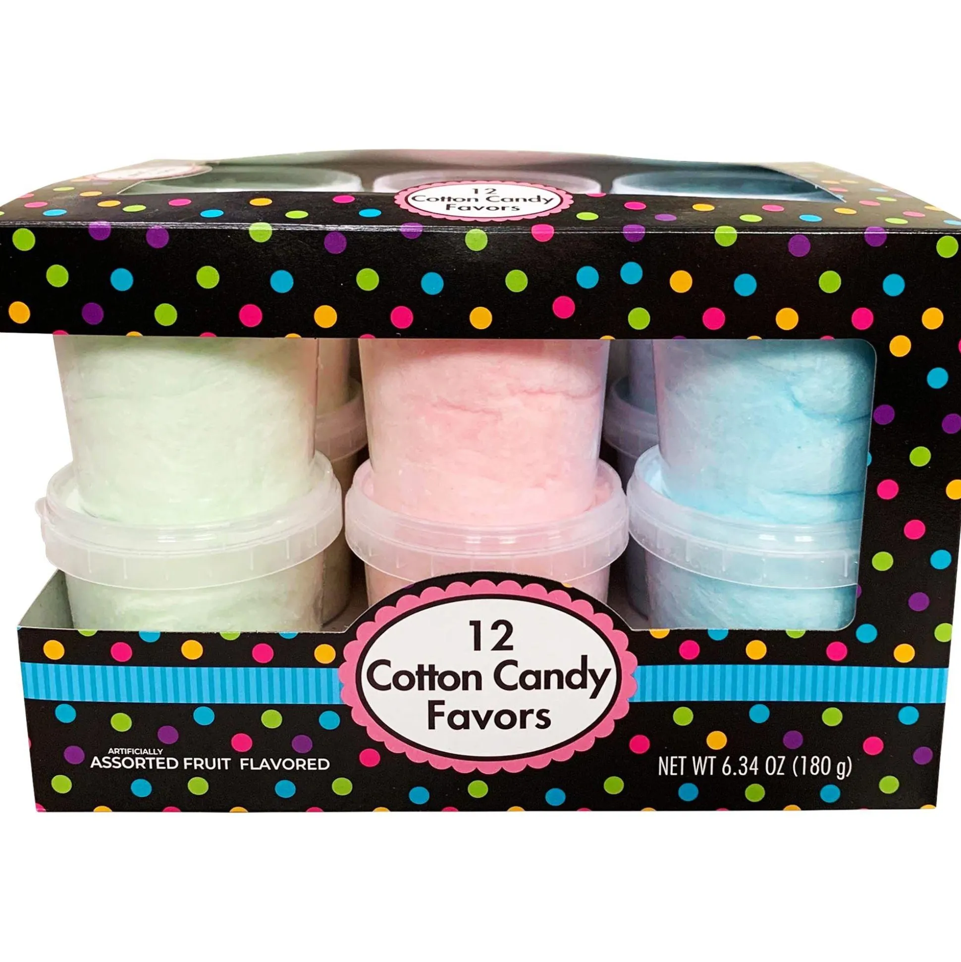 Discount Assorted Cotton Candy 12Pc Candy Buffet By Color