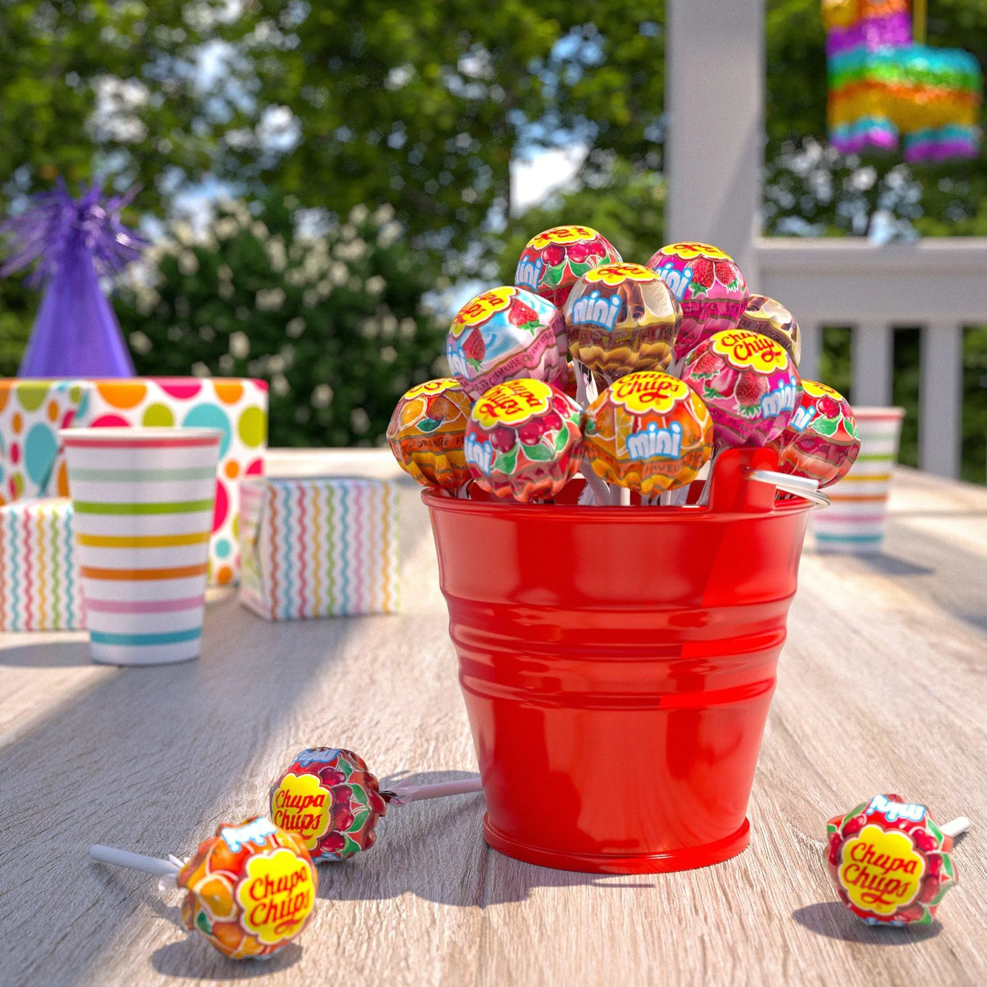 Best Sale Assorted Flavor Mini Chupa Chups, 50.8Oz, 240Pc Lollipops