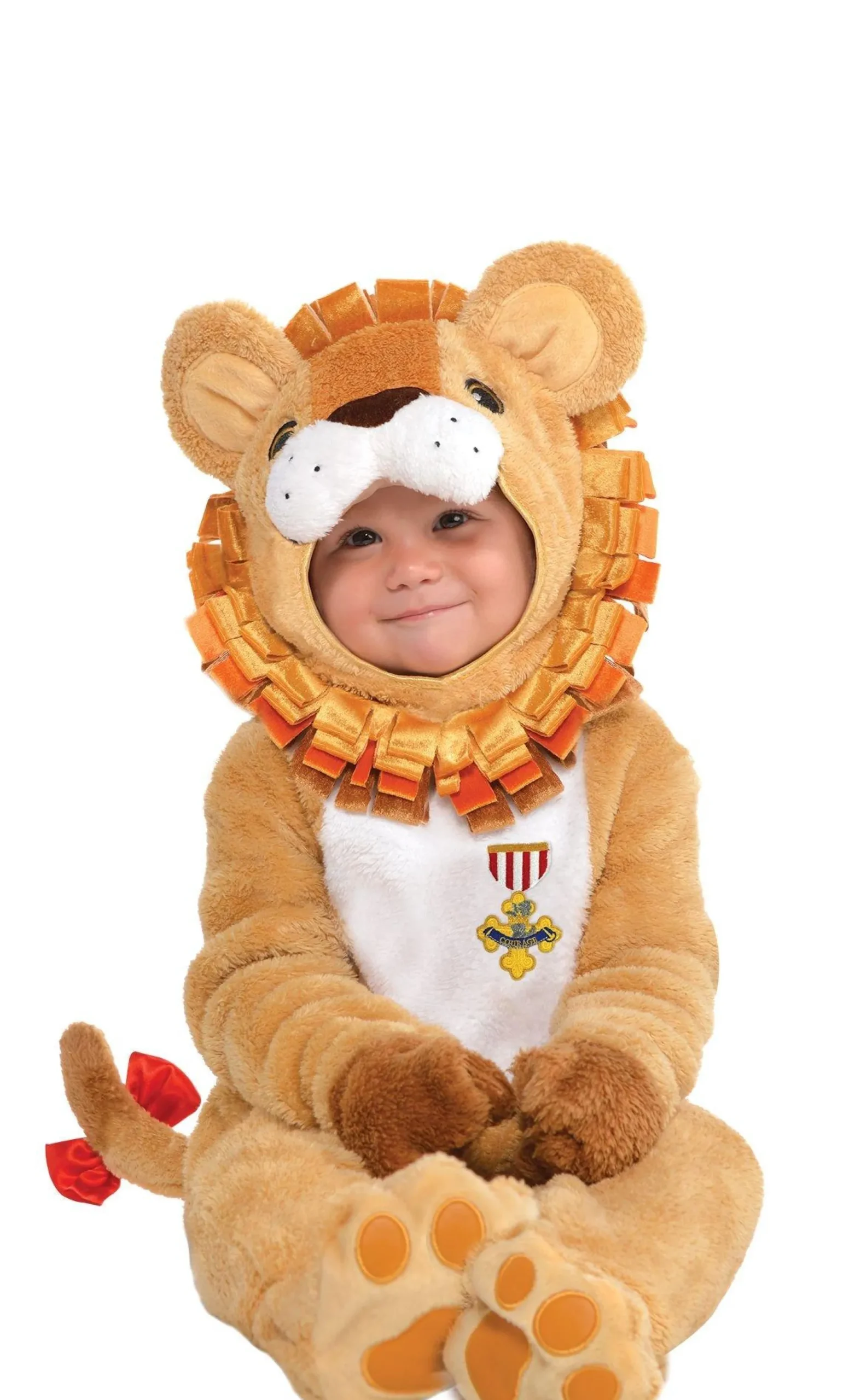Party City Baby Cowardly Lion Costume - The Wizard Of Oz| Baby Boy