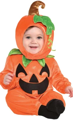 Party City Baby Cute As A Pumpkin Costume| Baby Boy