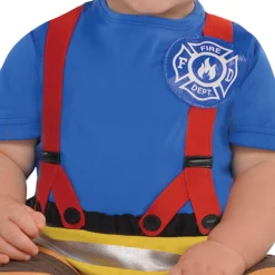 Party City Baby First Fireman Costume| Baby Boy