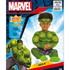 Marvel Baby Hulk Muscle Costume| Baby Boy