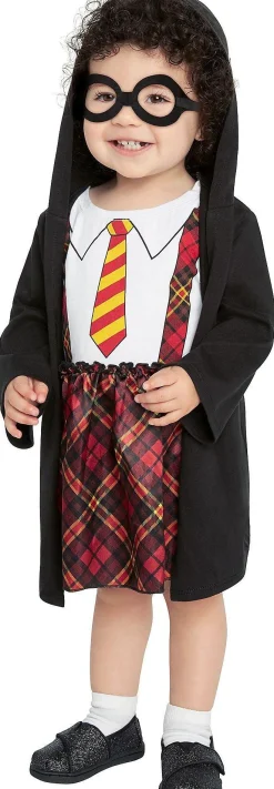 Party City Baby Lil Plaid Wizard Costume - Harry Potter| Baby Girl
