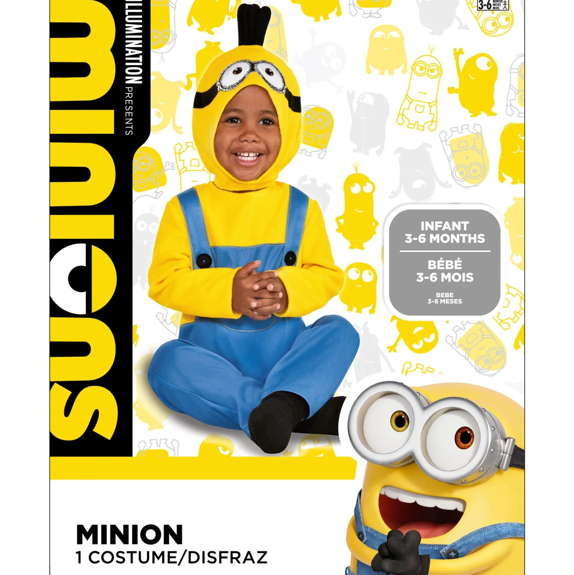 Party City Baby Minion Kevin Costume| Baby Boy