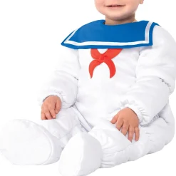 Party City Baby Padded Stay Puft Marshmallow Man Costume - Ghostbusters| Baby Girl