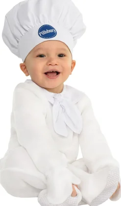 Party City Baby Pillsbury Doughboy Costume| Baby Girl