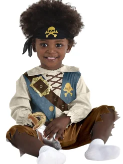 Party City Baby Ship Wrecked Pirate Costume| Baby Boy