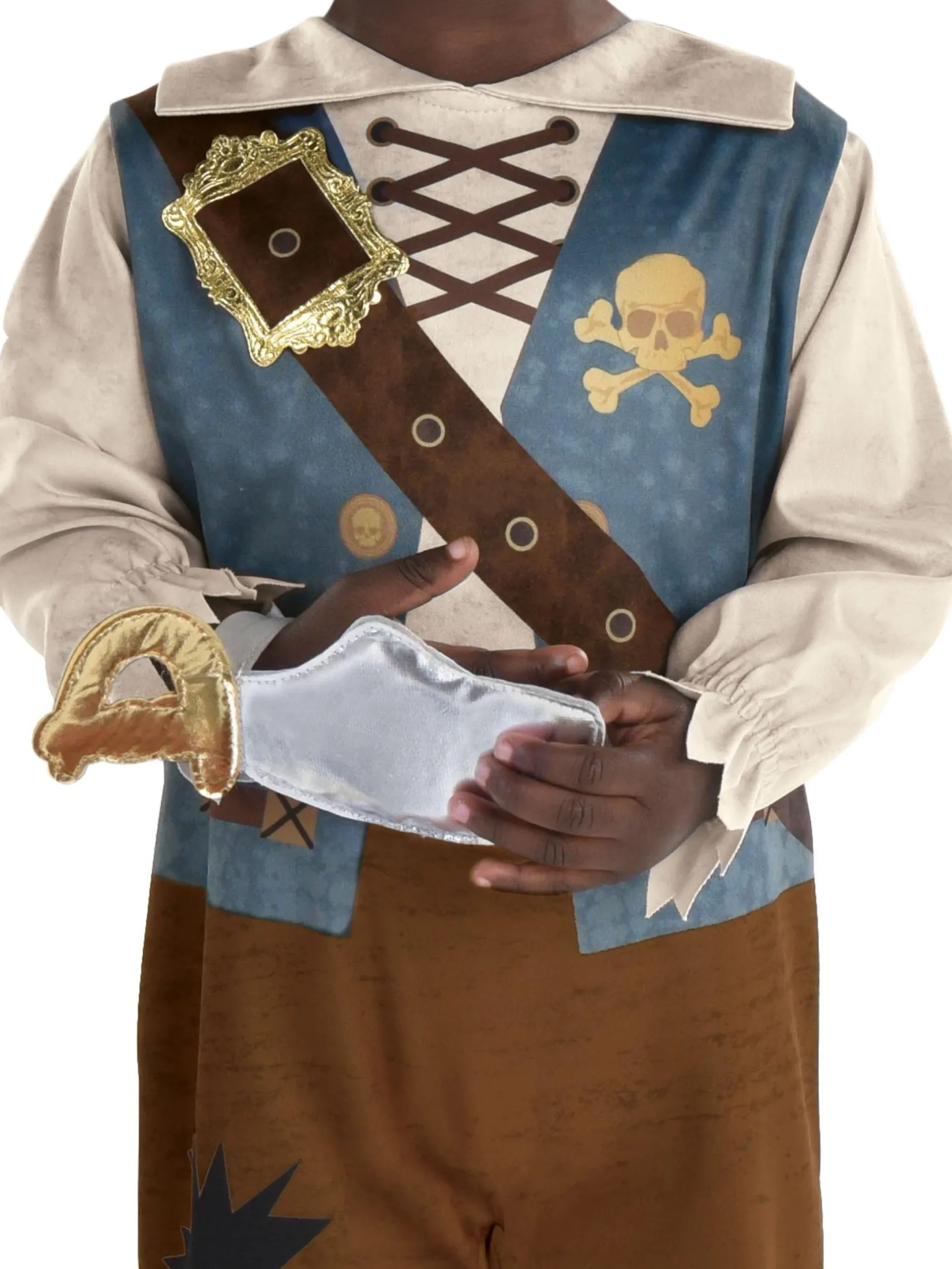 Party City Baby Ship Wrecked Pirate Costume| Baby Boy