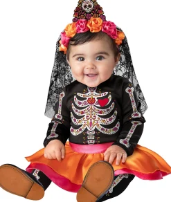 Party City Baby Sugar Skull Sweetie Costume| Baby Girl