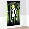 Party City Beetlejuice Plastic Scene Setter Add-On, 2.8Ft X 5.4Ft| Window & Wall Décor