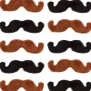 Store Black & Brown Western Moustaches 10Ct Facial Hair
